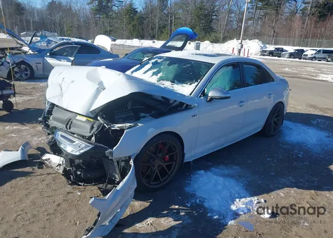 2018 Audi S4 3.0T Premium Plus from USA, damaged, VIN WAUB4AF41JA003088